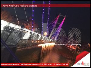 Köprü Led aydınlatma ve animasyonlu fıskiye sistemi uygulamamız